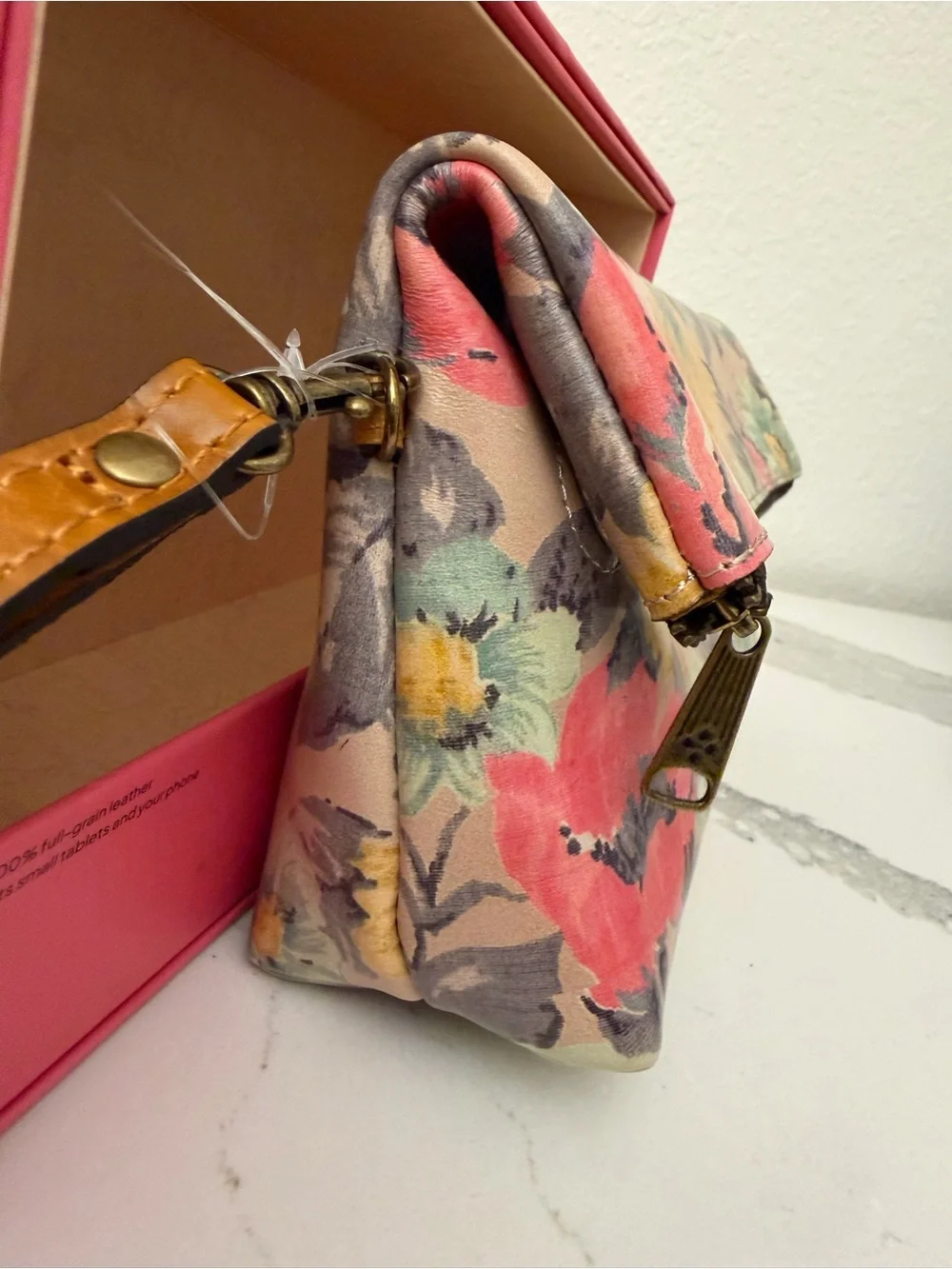 Patricia Nash Pastel Floral Foldover Clutch NWT